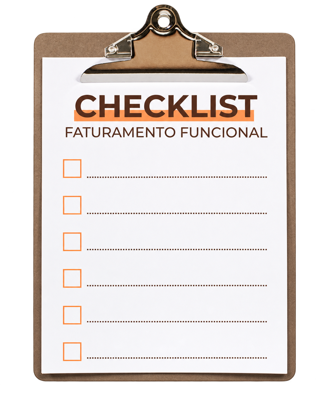 Checklist faturamento funcional